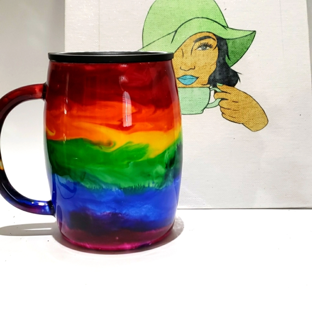 SOLD Custom Design Stainless Steel Mug